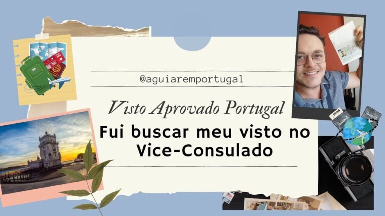 Visto APROVADO Portugal! Fui buscar meu Visto e o passaporte no Vice-consulado do Recife. Vlog-01