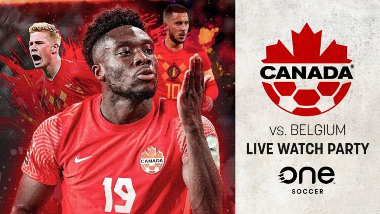 WATCHALONG: Canada vs. Belgium in 2022 World Cup | CanMNT watch party