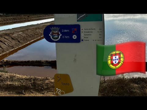 Walking from Cabanas de Tavira to Central Tavira to go get my NIF (Portugal 🇵🇹)