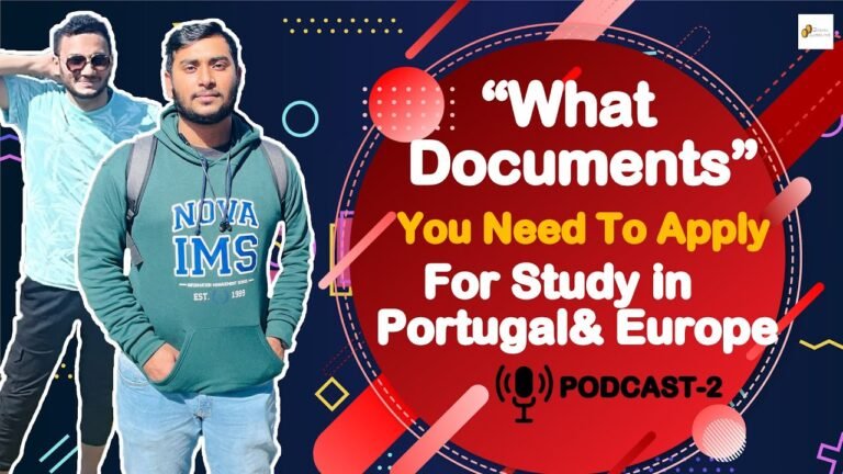 What Documents Needed For Applying For Portugal Student Visa 2023 |Portugal Student Visa | Podcast-2