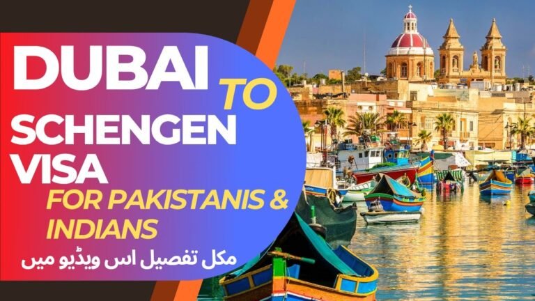 Dubai to Schengen Visa for Pakistanis 2023, Easy Schengen Visa for Pakistan on Fresh Passport,