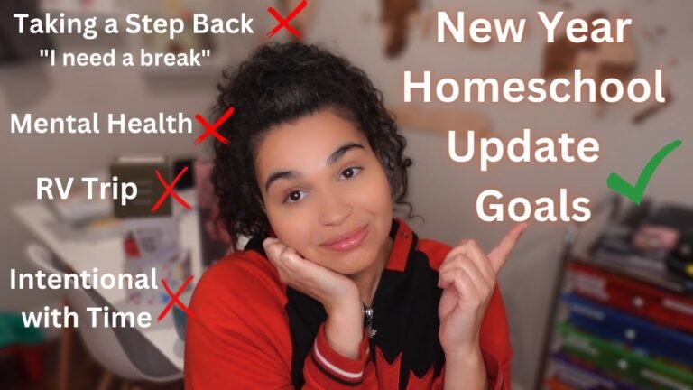 Homeschool Update for 2023 |  New Year Goals | Homeschool Curriculum Update + GIVEAWAY