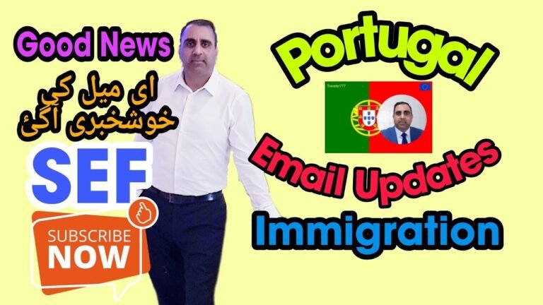 Portugal Email Update | Immigration | Traveler777