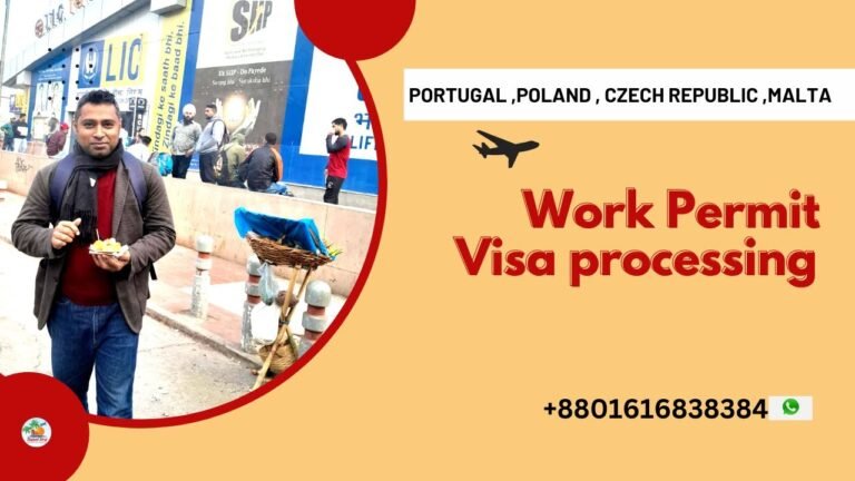 Work Permit Visa Processing India VFS. Portugal ,Poland , Czech Republic, Malta.