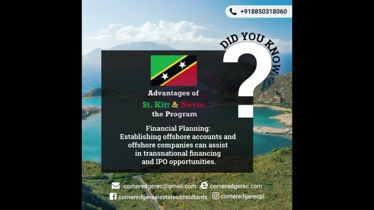 Advantages of Saint Kitts and Nevis Investor Program